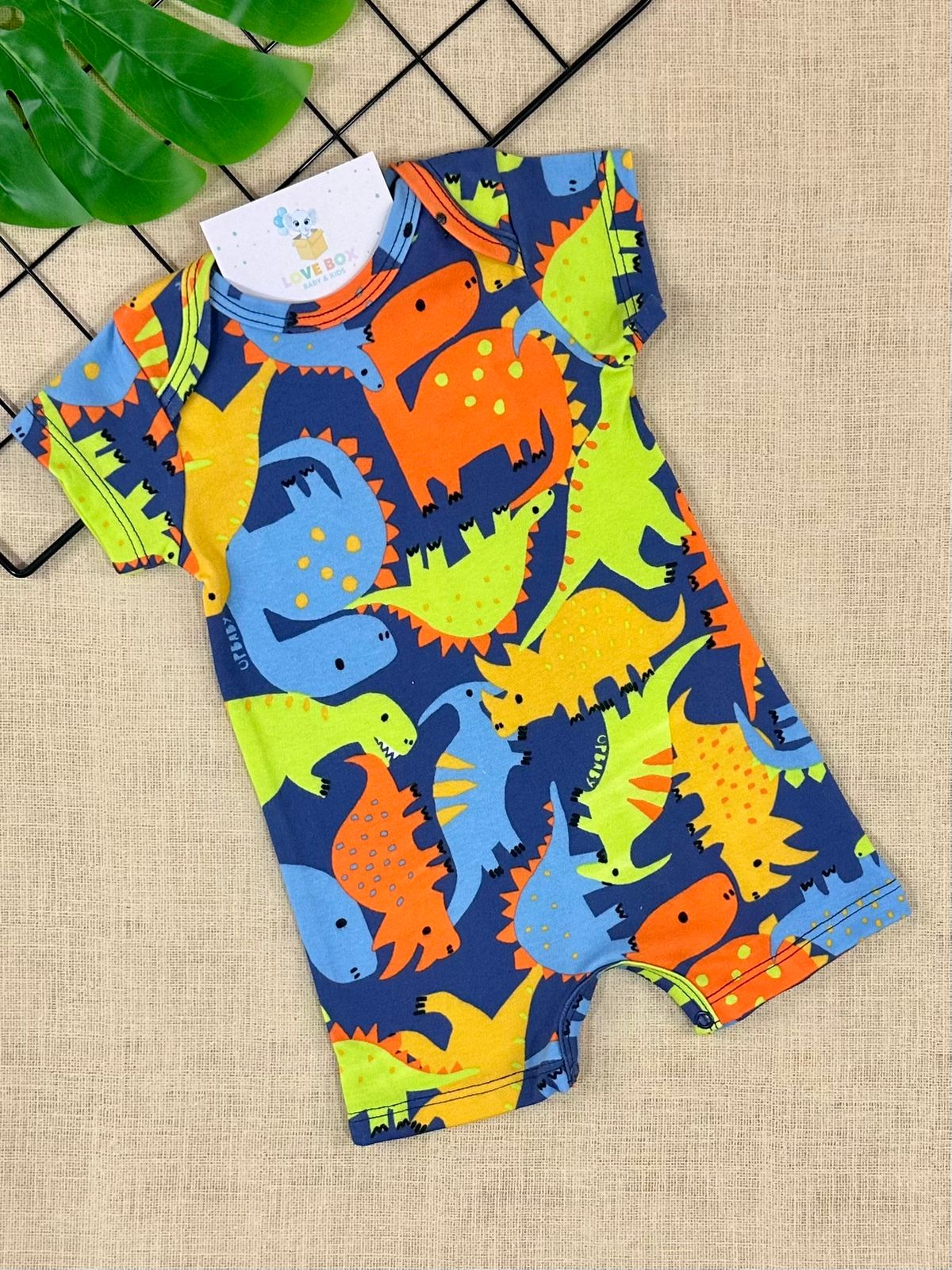 Recém Nascido Macacão Dino Baby Roupa Roupinha Dinossauro Bebê