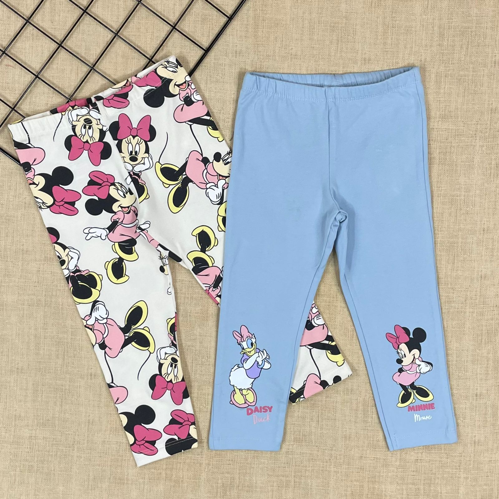 Kit Calça Legging Infantil Disney Minnie - Love Box Baby & Kids