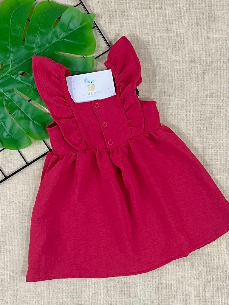 Vestido Princesa Vermelho - kimimo kids - Vestido Feminino