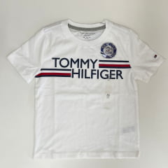 Camiseta Tommy Infantil Branca Escrita